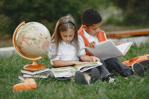 Children with a learning difficulty