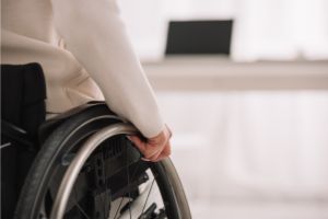 disabled wheelchair user