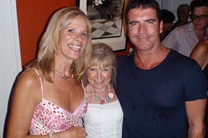 Janice with Simon Cowell