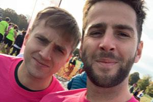 Tobi and Oscar are training for a marathon in memory of mum