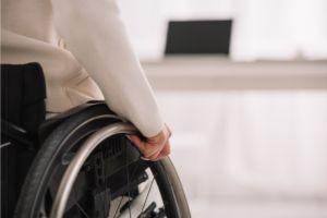 disabled wheelchair user